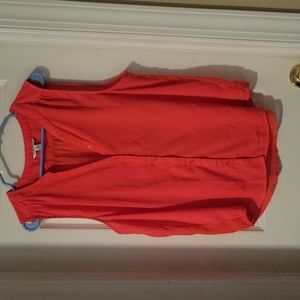 Sleeveless American Eagle sheer button up Top